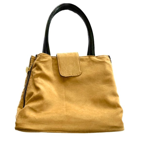 Reversible Laila Geir Ness Norwegian Purse Handbag Faux Reptile Leather - Picture 1 of 5